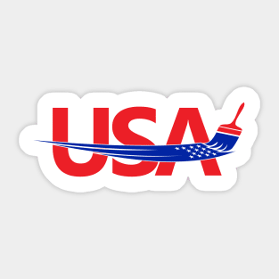 American Paint Sticker